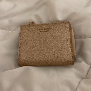 Rose gold Kate Spade wallet